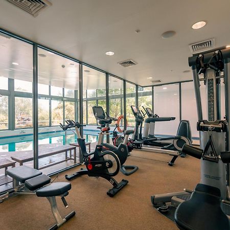 บัลโกว์นี เอสเตท ไวน์ยาร์ด รีสอร์ตแอนด์สปา Hotel ยาร์ราเกลน ภายนอก รูปภาพ The gym at the hotel