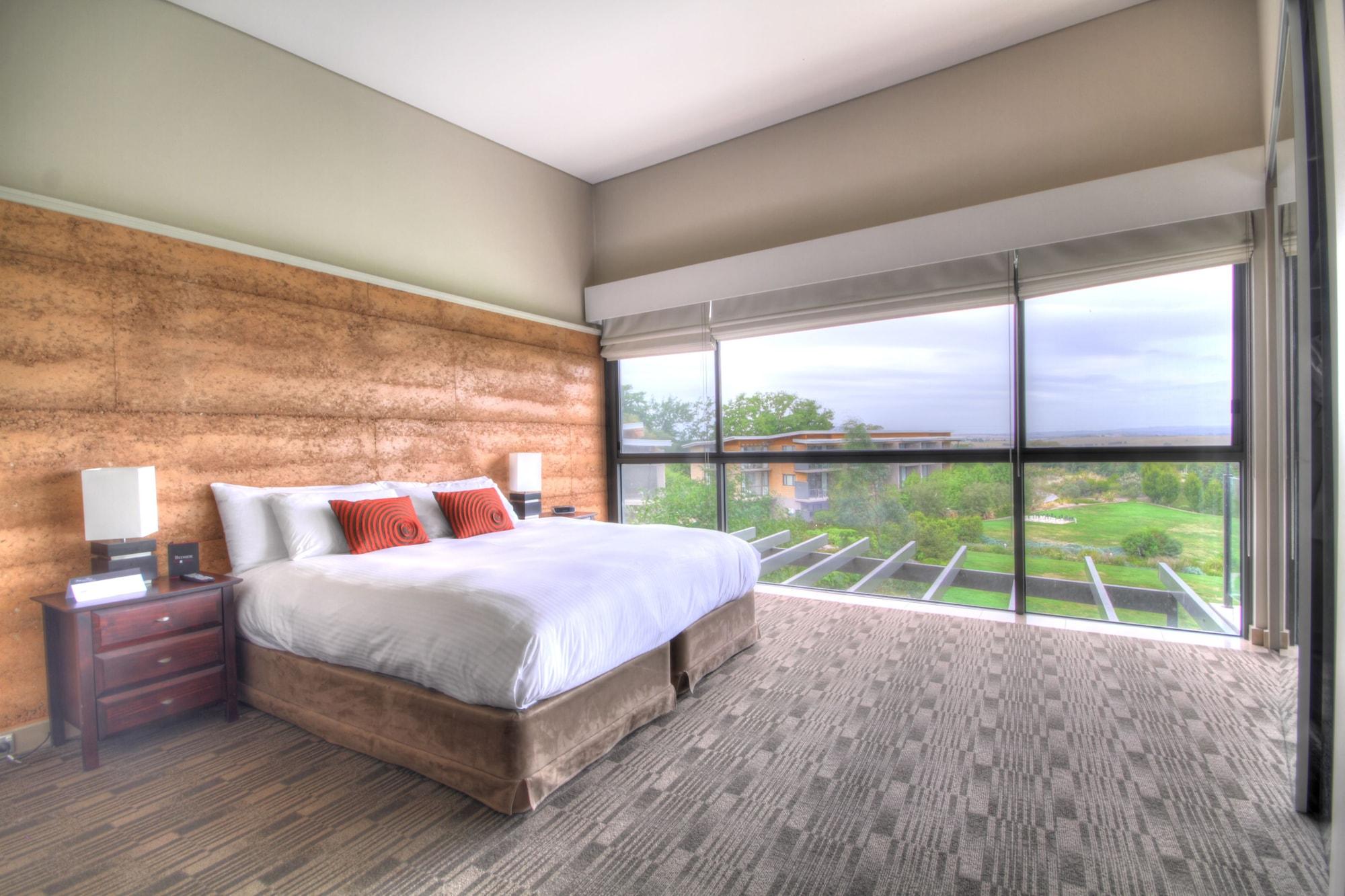 บัลโกว์นี เอสเตท ไวน์ยาร์ด รีสอร์ตแอนด์สปา Hotel ยาร์ราเกลน ภายนอก รูปภาพ A bedroom at the Hotel