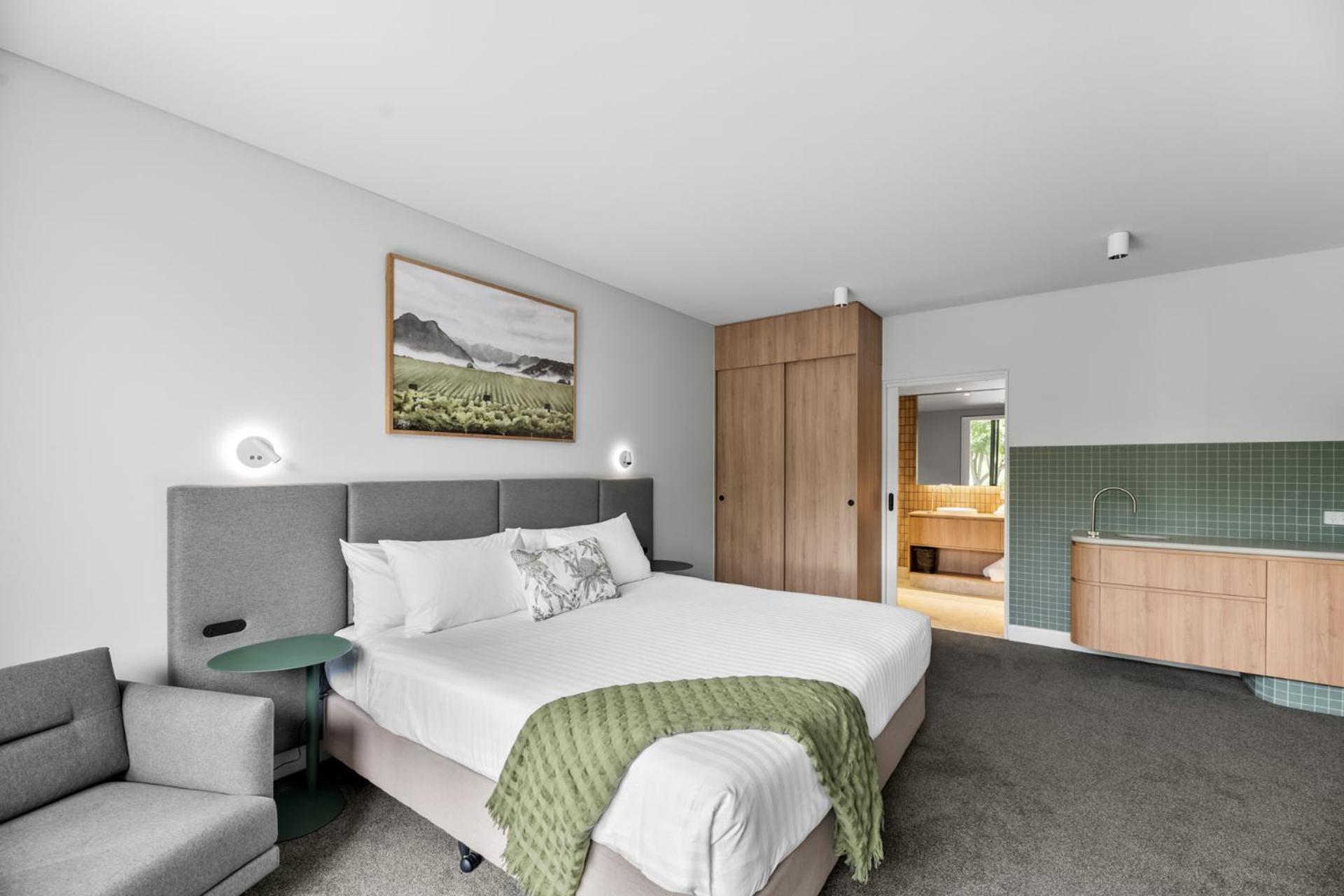 บัลโกว์นี เอสเตท ไวน์ยาร์ด รีสอร์ตแอนด์สปา Hotel ยาร์ราเกลน ภายนอก รูปภาพ A bedroom at the hotel